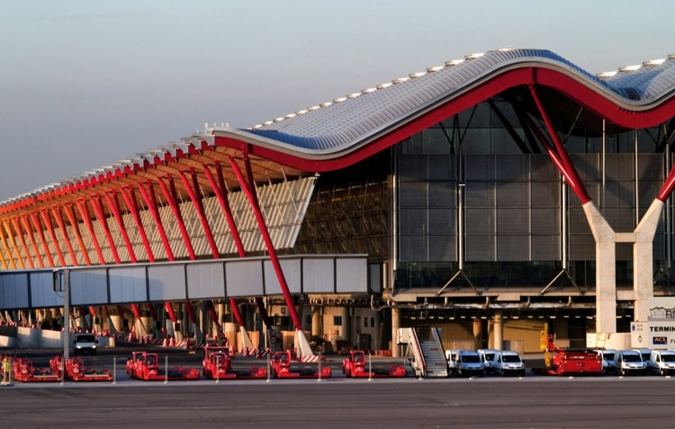 The Madrid-Barajas Adolfo Suárez Airport,